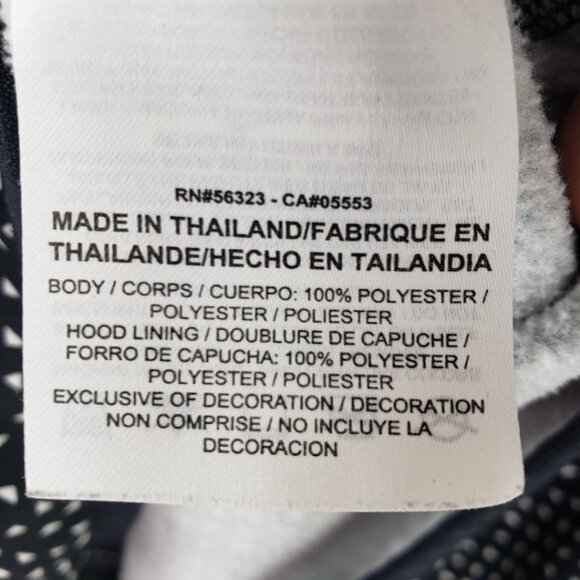 Nike Geometric Print‎ Hoodie Sweatshirt L Womens Pullover Black White - Picture 8 of 8